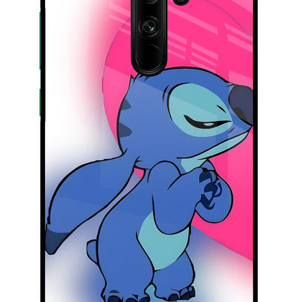 Stitch Hug Redmi Note 8 Pro Glass Case