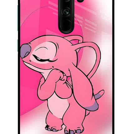 Angel Hug Redmi Note 8 Pro Glass Case Back Cover by Casekaro