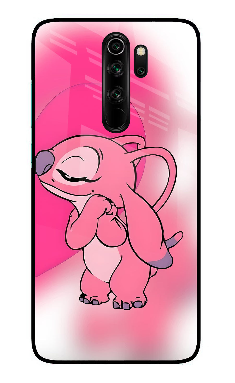 Angel Hug Redmi Note 8 Pro Back Cover, Glass case