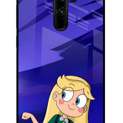 Star Glow Redmi Note 8 Pro Glass Case