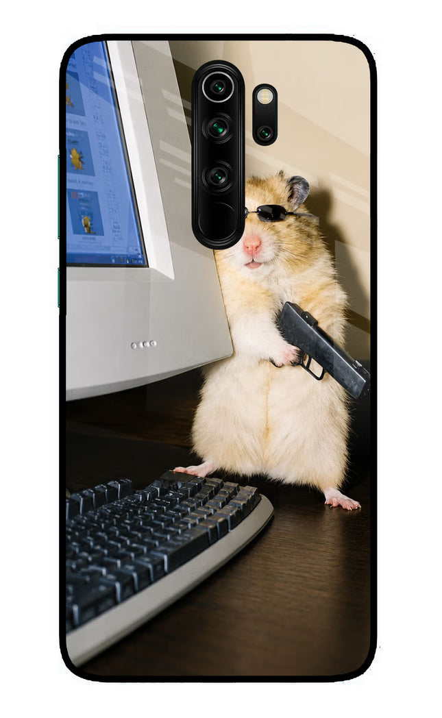 Hacker Hamster Redmi Note 8 Pro Glass Case