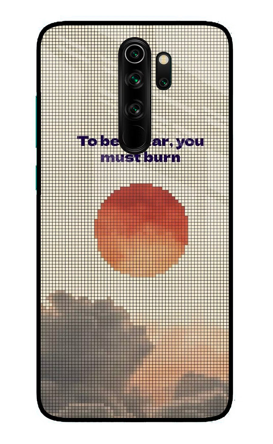 Pixel Sun Redmi Note 8 Pro Back Cover, Glass case