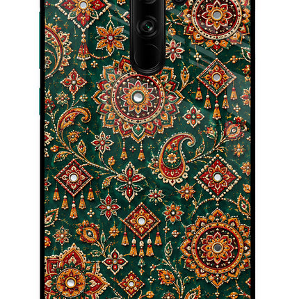 Green Pataka Redmi Note 8 Pro Glass Case