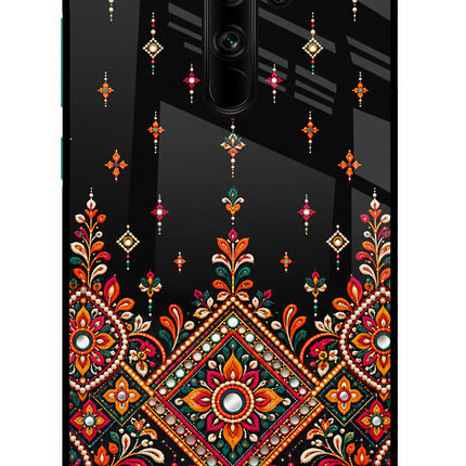Noir Mehfil Redmi Note 8 Pro Glass Case