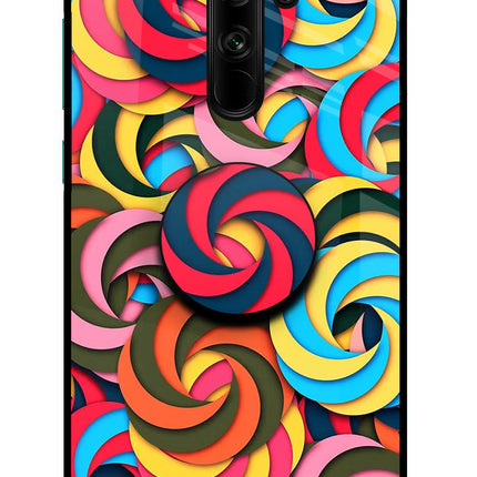 Spiral Pattern Redmi Note 8 Pro Pop Case by Casekaro