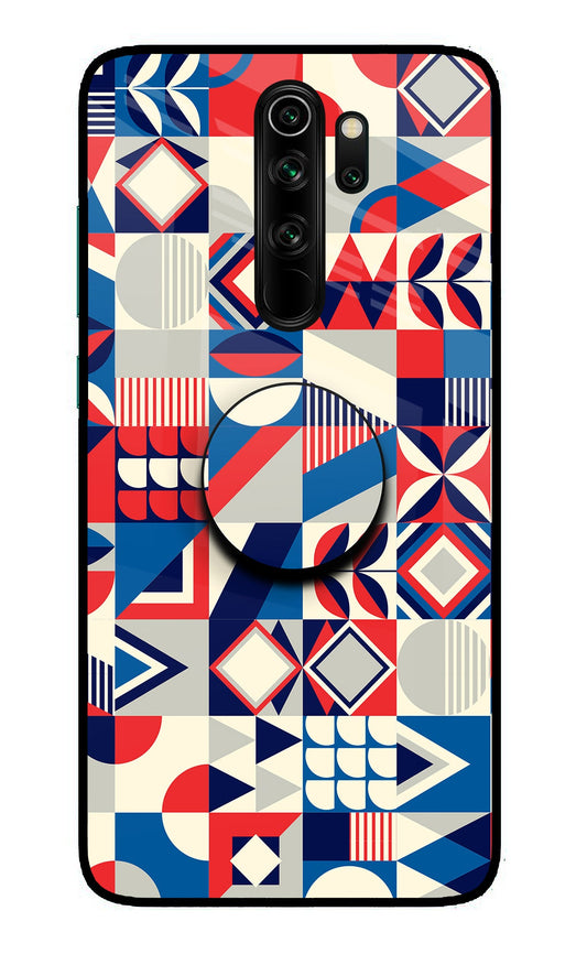 Colorful Pattern Redmi Note 8 Pro Glass Case