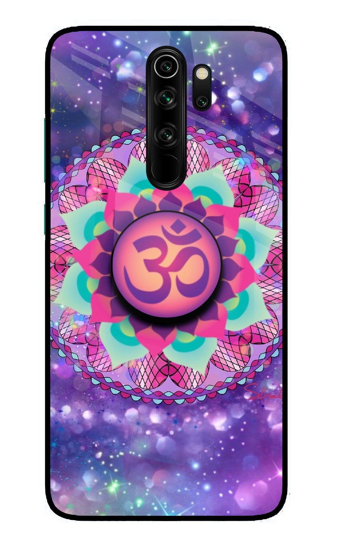 Om Purple Redmi Note 8 Pro Pop Case