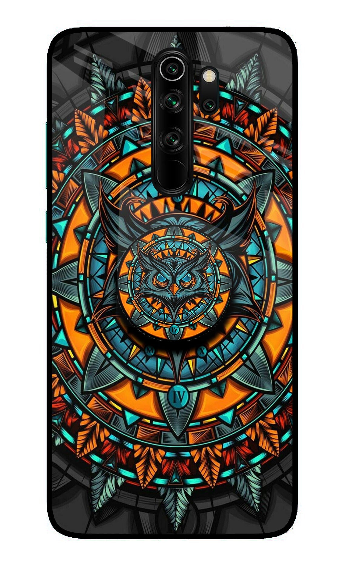 Angry Owl Redmi Note 8 Pro Glass Case