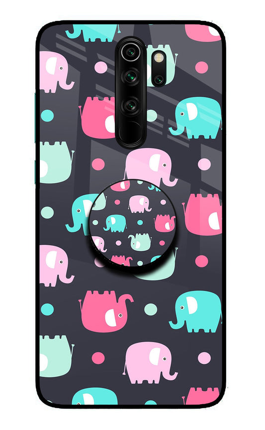 Baby Elephants Redmi Note 8 Pro Glass Case