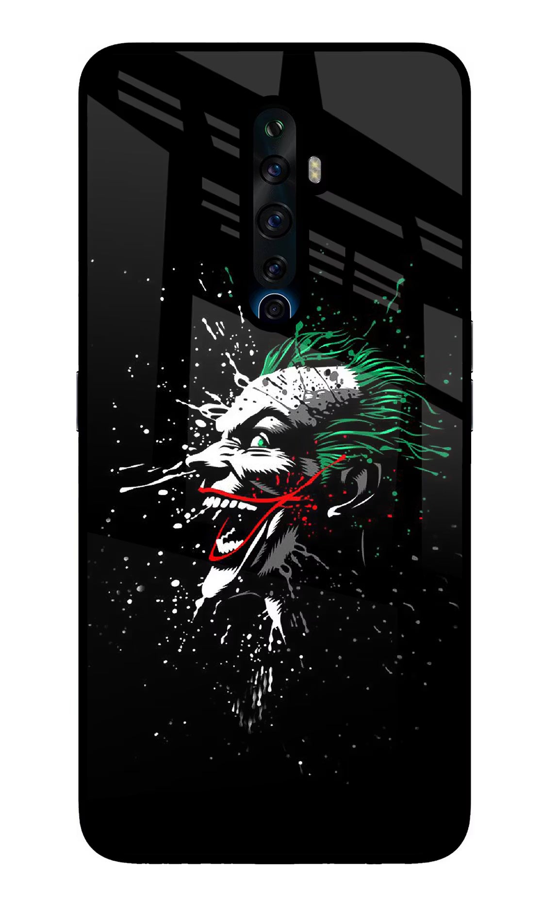 Joker Oppo Reno2 Z Glass Case Back Cover by Casekaro