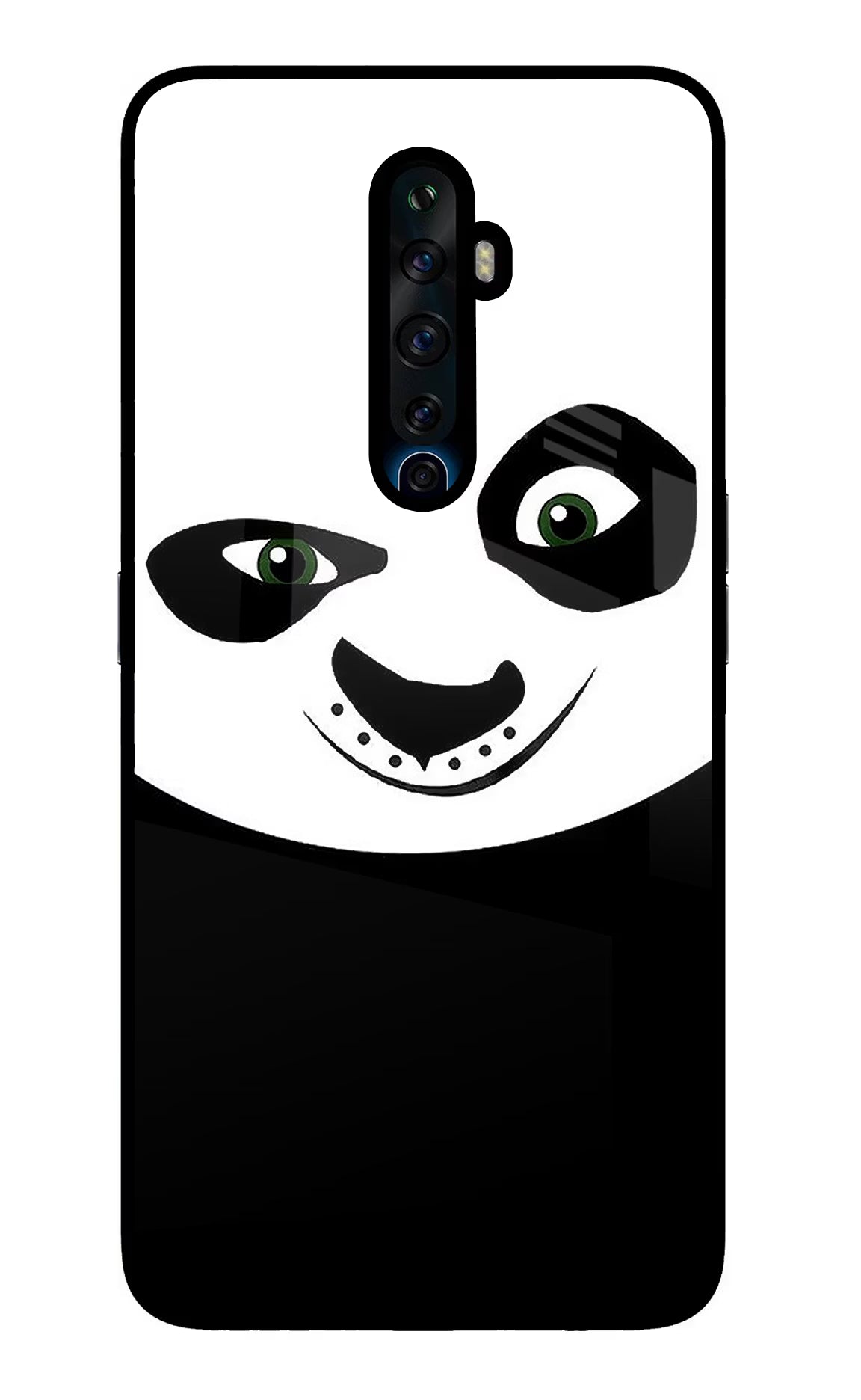 Panda Oppo Reno2 Z Glass Case Back Cover by Casekaro