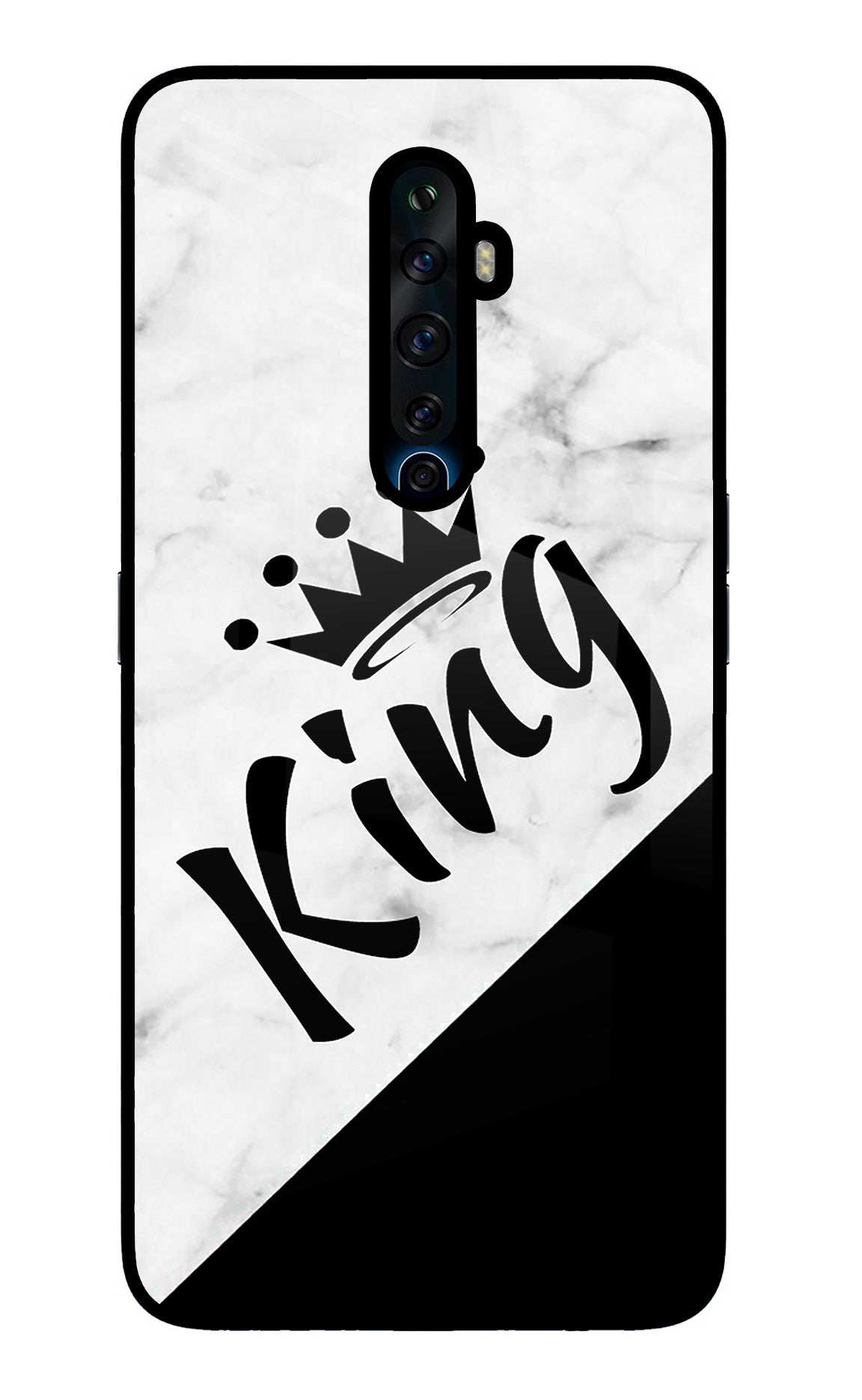 King Oppo Reno2 Z Glass Case