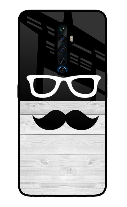 Mustache Oppo Reno2 Z Glass Case