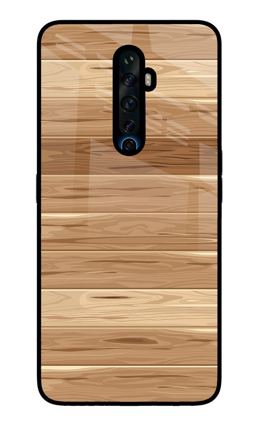 Wooden Vector Oppo Reno2 Z Glass Case