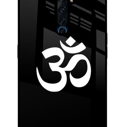 Om Oppo Reno2 Z Glass Case Back Cover by Casekaro