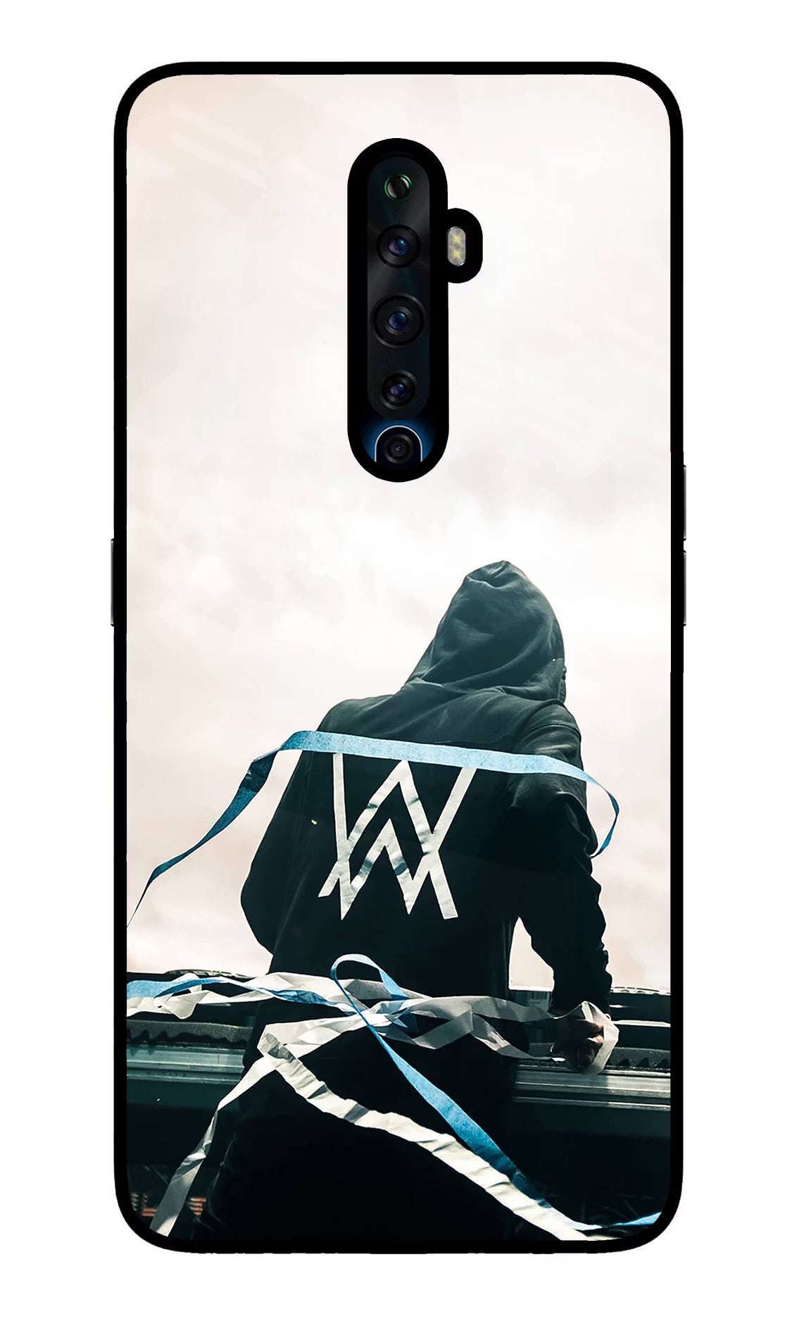 Alan Walker Oppo Reno2 Z Glass Case Back Cover by Casekaro