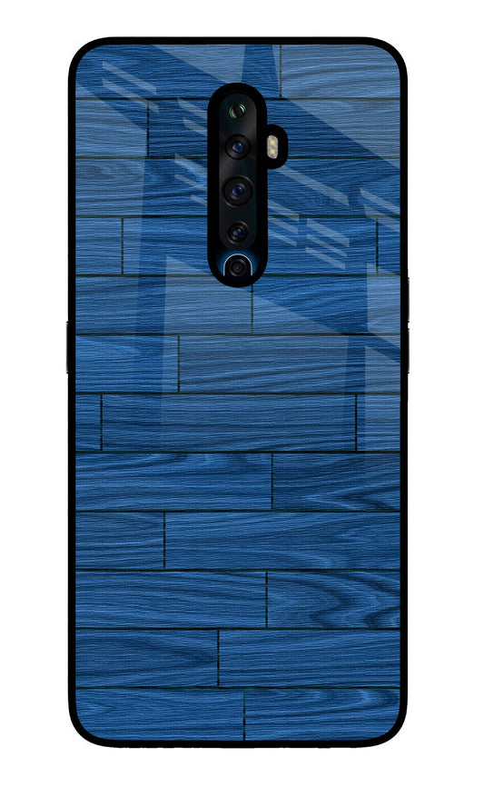 Wooden Texture Oppo Reno2 Z Glass Case