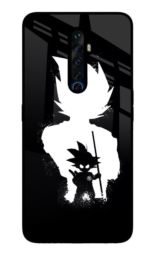 Goku Shadow Oppo Reno2 Z Glass Case