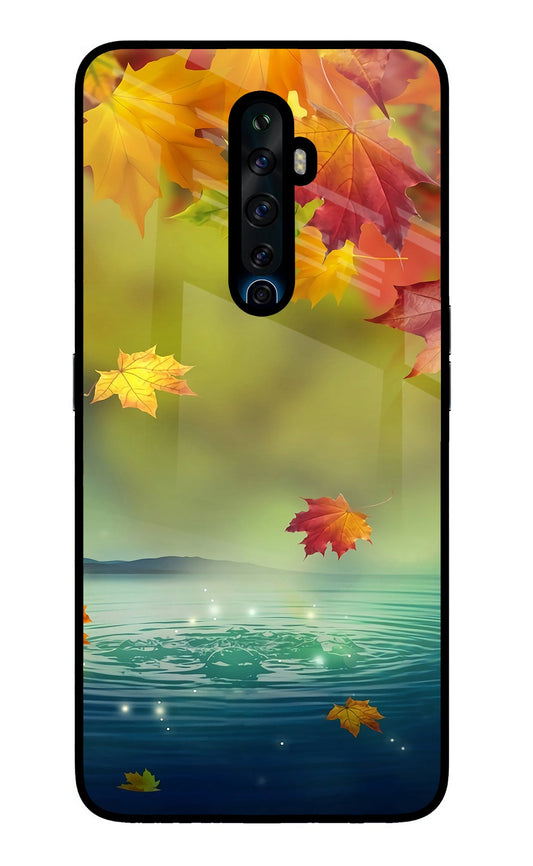 Flowers Oppo Reno2 Z Glass Case