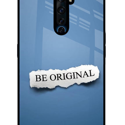 Be Original Oppo Reno2 Z Glass Case Back Cover by Casekaro