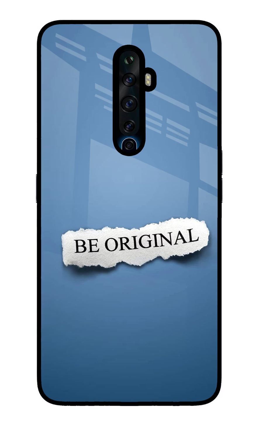 Be Original Oppo Reno2 Z Back Cover, Glass case
