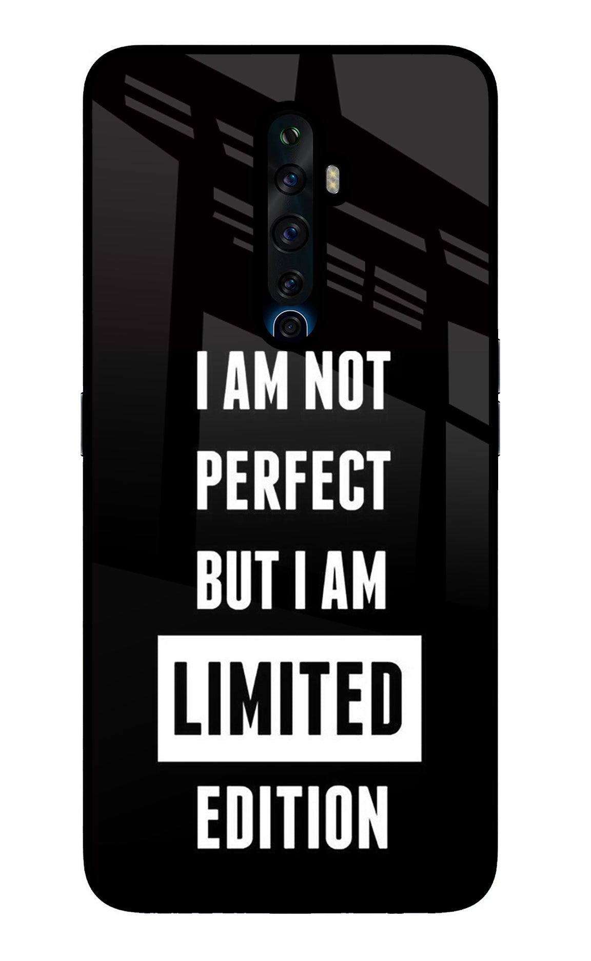 I Am Not Perfect But I Am Limited Edition Oppo Reno2 Z Back Cover