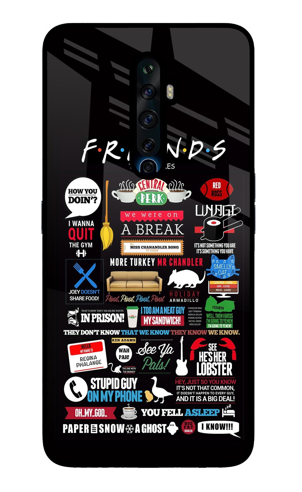 FRIENDS Oppo Reno2 Z Back Cover