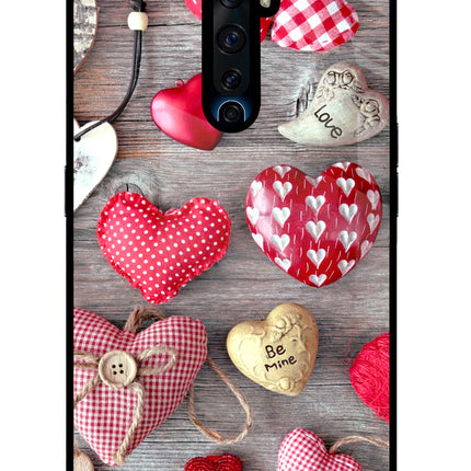 Love Wallpaper Oppo Reno2 Z Glass Case Back Cover by Casekaro