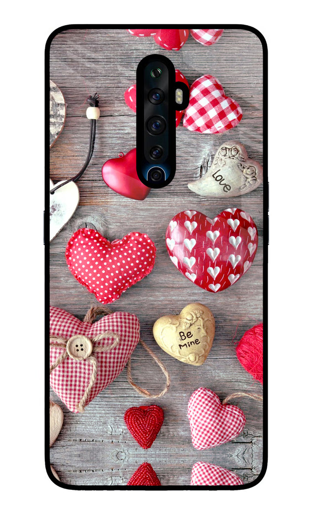 Love Wallpaper Oppo Reno2 Z Glass Case Back Cover by Casekaro