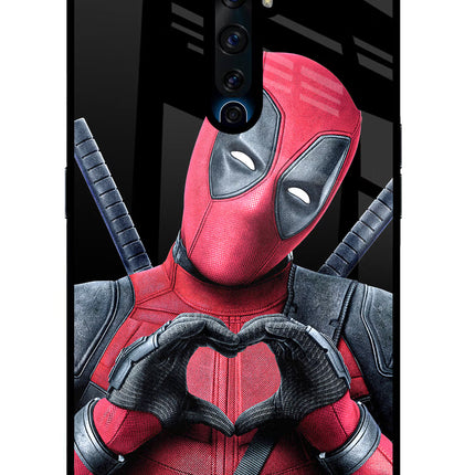 Deadpool Oppo Reno2 Z Glass Case Back Cover by Casekaro