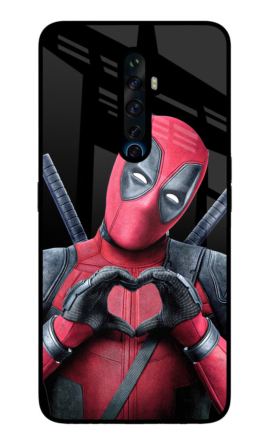 Deadpool Oppo Reno2 Z Back Cover, Glass case