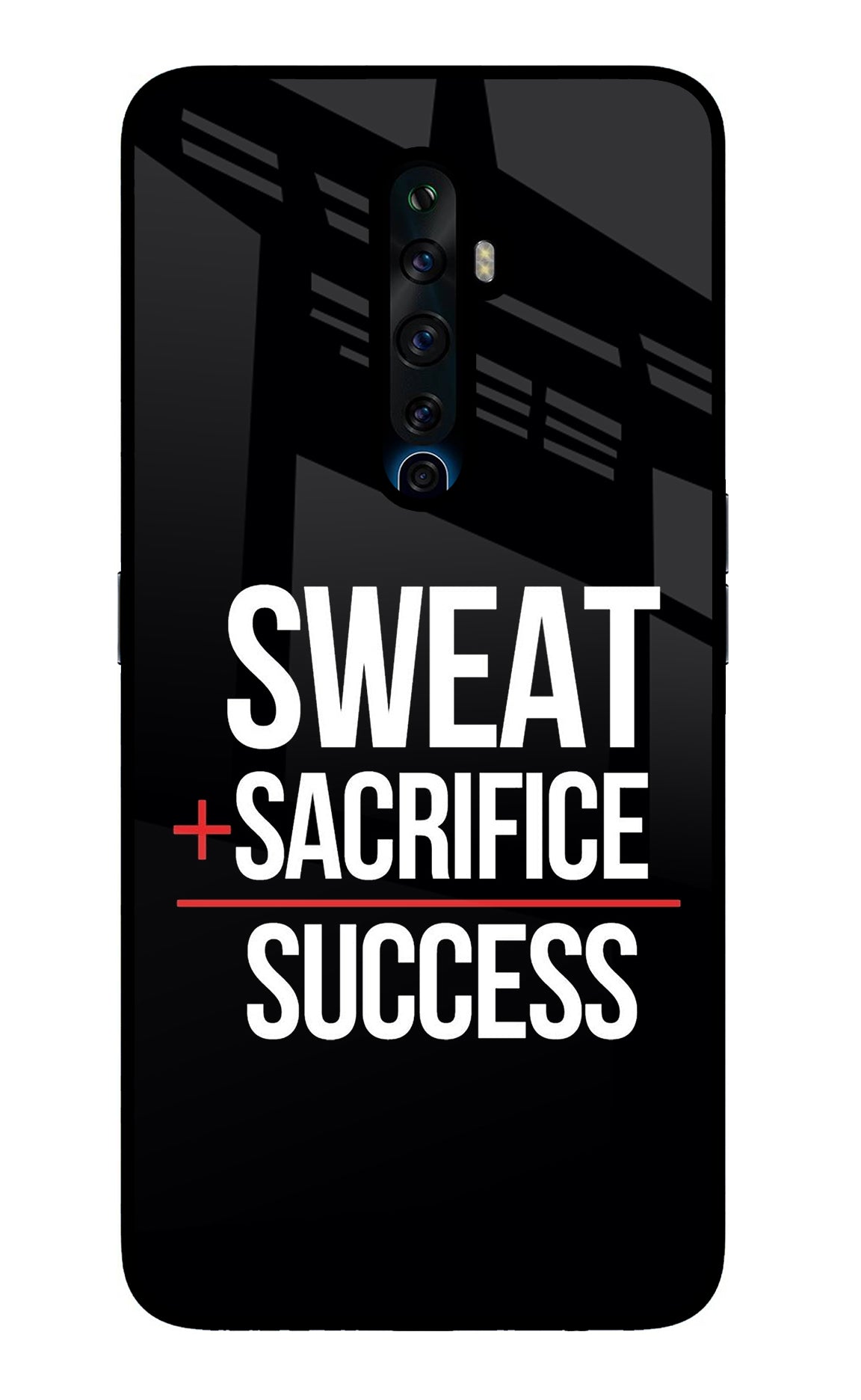 Sweat Sacrifice Success Oppo Reno2 Z Back Cover