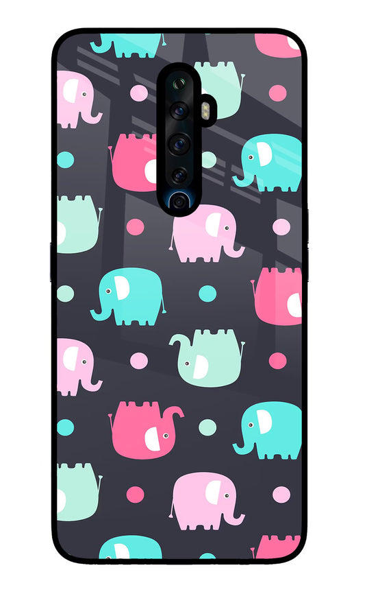 Elephants Oppo Reno2 Z Glass Case