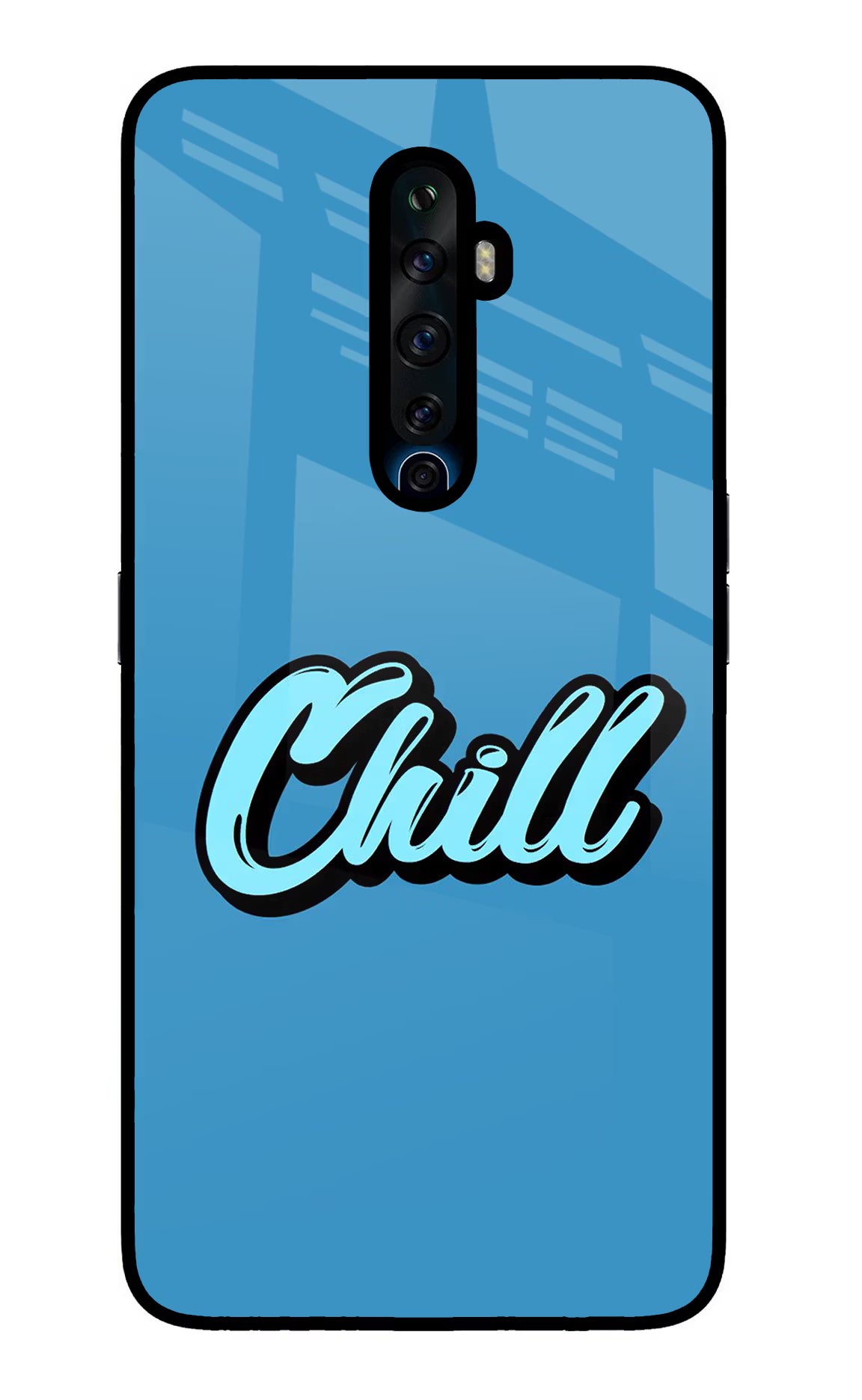 Chill Oppo Reno2 Z Glass Case Back Cover by Casekaro