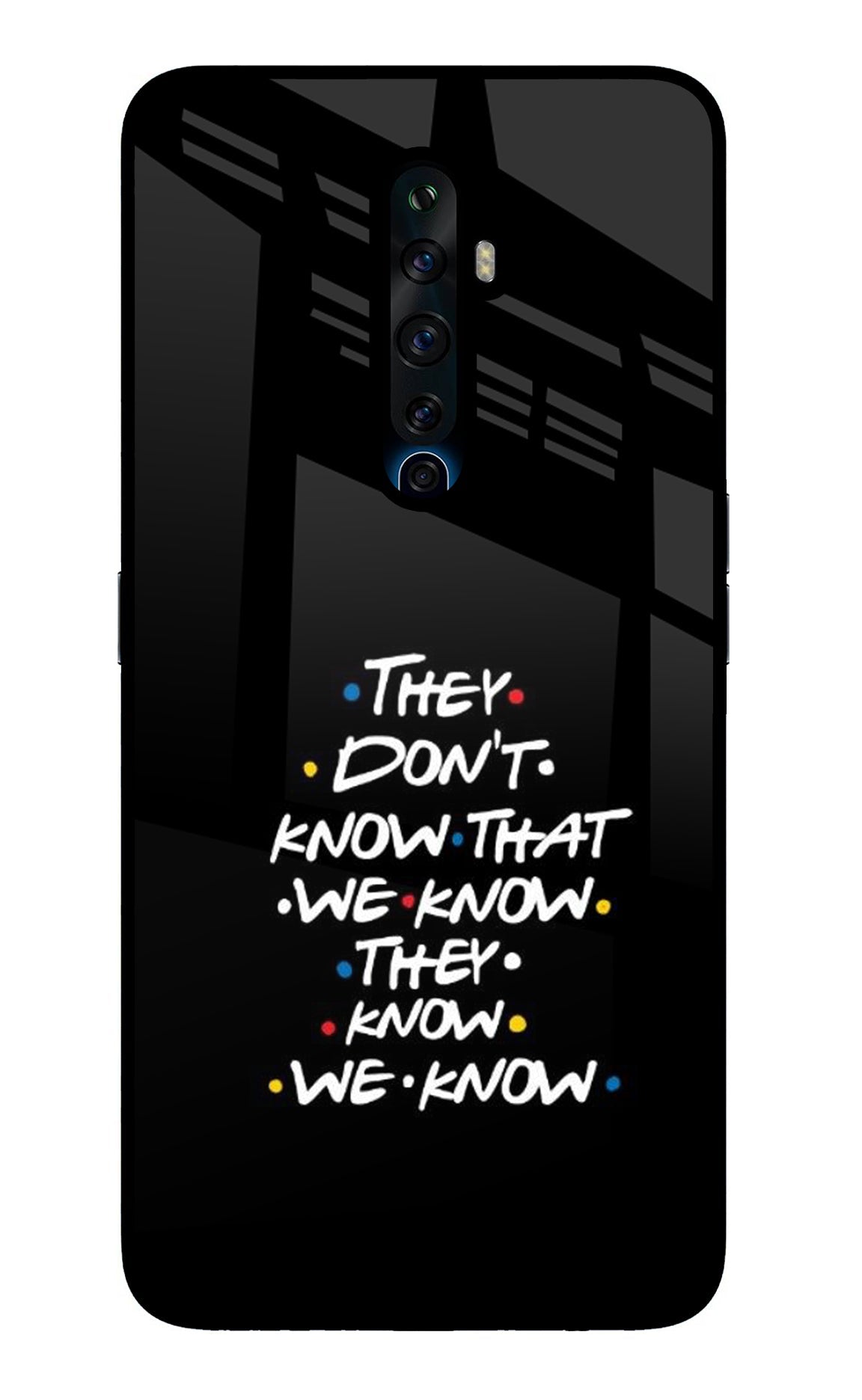 FRIENDS Dialogue Oppo Reno2 Z Back Cover