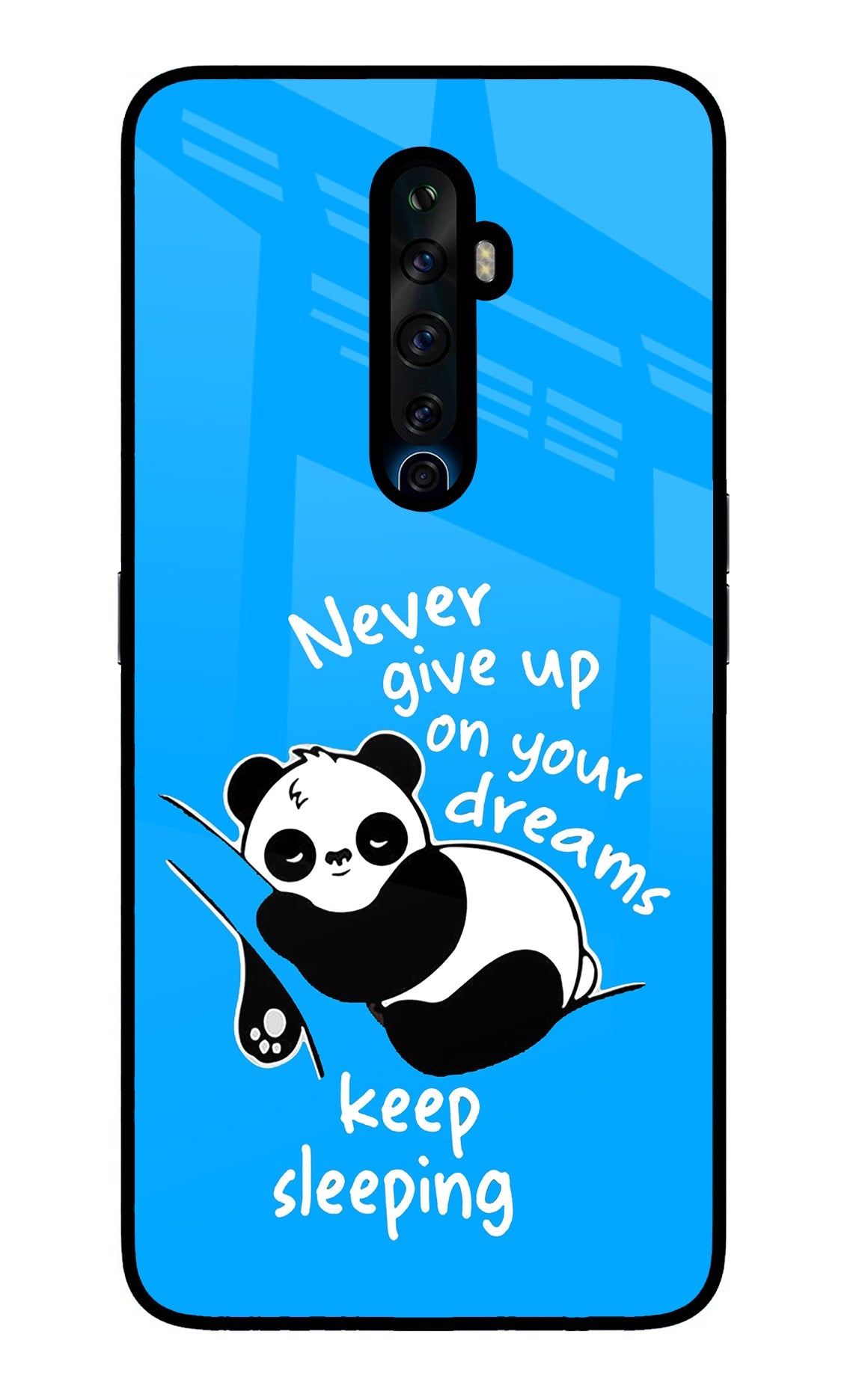 Keep Sleeping Oppo Reno2 Z Glass Case