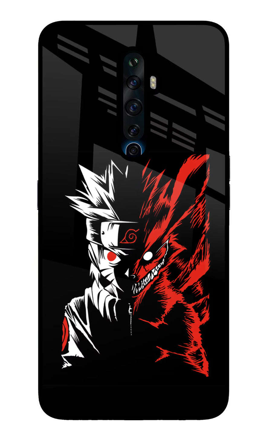 Naruto Two Face Oppo Reno2 Z Back Cover, Glass case