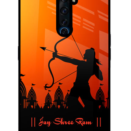 Lord Ram - 4 Oppo Reno2 Z Glass Case Back Cover by Casekaro