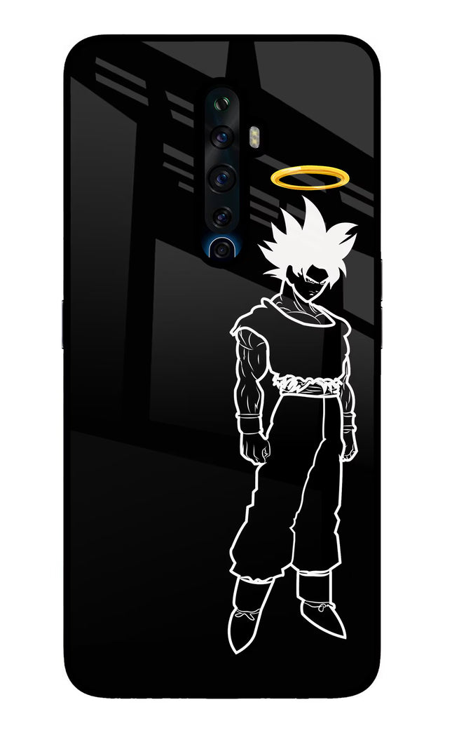 DBS Character Oppo Reno2 Z Glass Case Back Cover by Casekaro