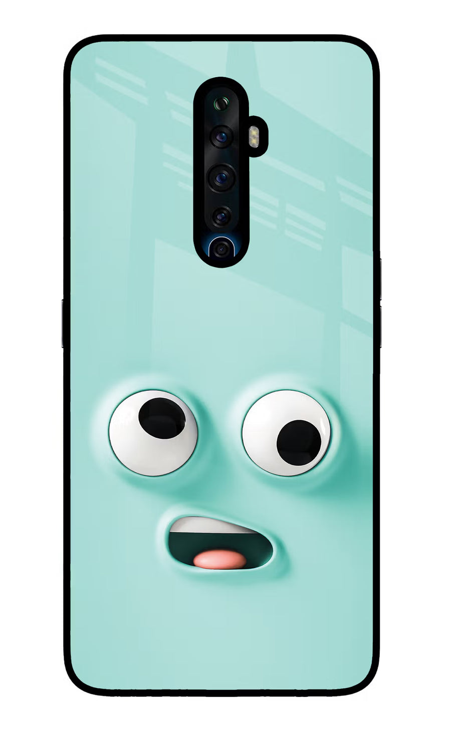 Funny Cartoon Oppo Reno2 Z Back Cover, Glass case