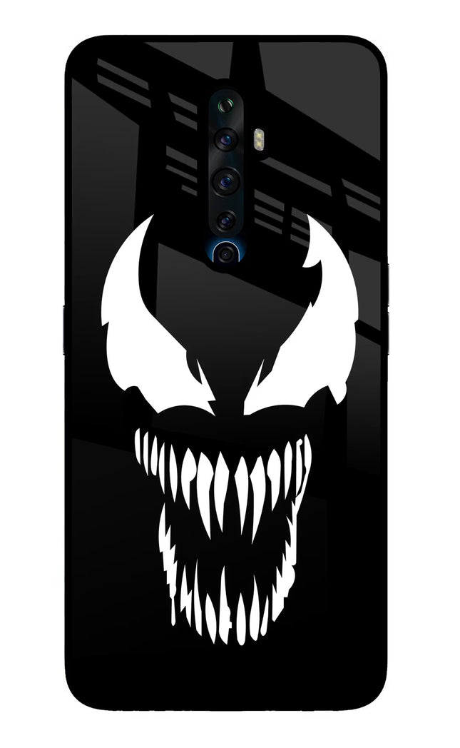 Venom Oppo Reno2 Z Glass Case Back Cover by Casekaro
