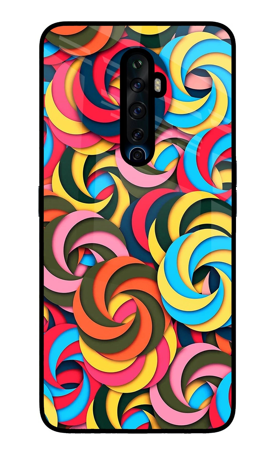 Spiral Pattern Oppo Reno2 Z Back Cover