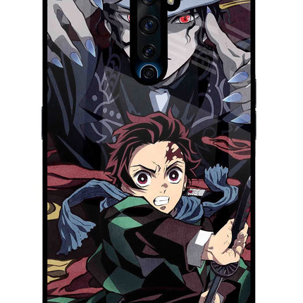 Demon Slayer Oppo Reno2 Z Glass Case