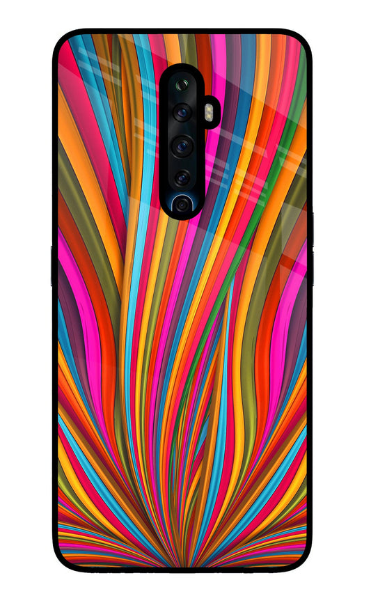 Trippy Wavy Oppo Reno2 Z Glass Case