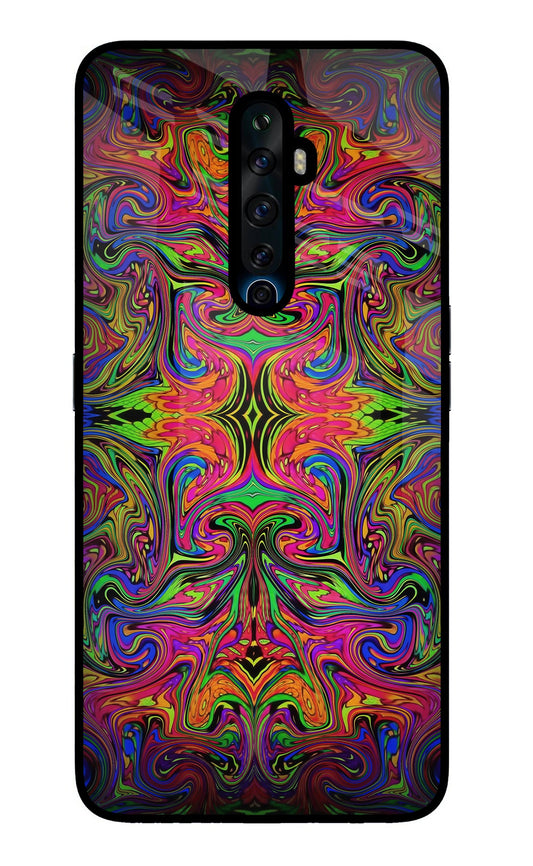 Psychedelic Art Oppo Reno2 Z Glass Case