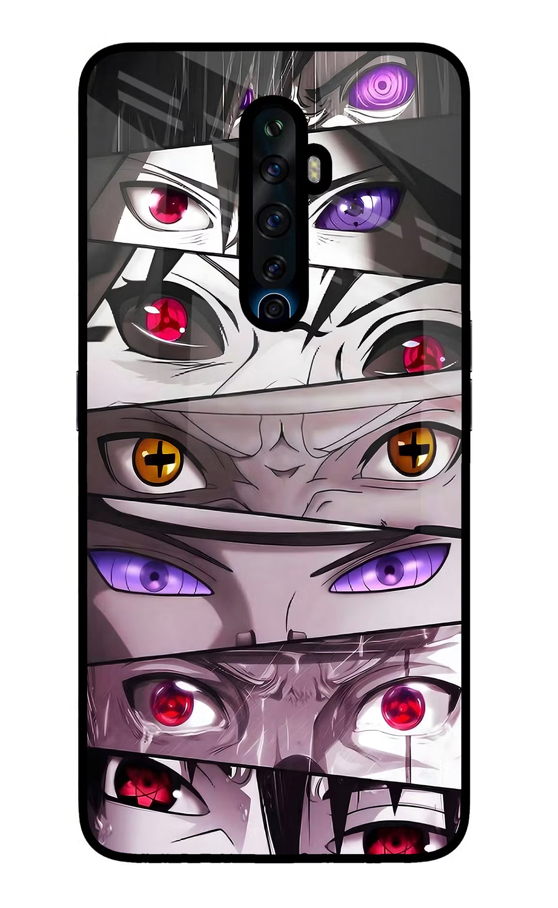 Naruto Anime Oppo Reno2 Z Glass Case Back Cover by Casekaro