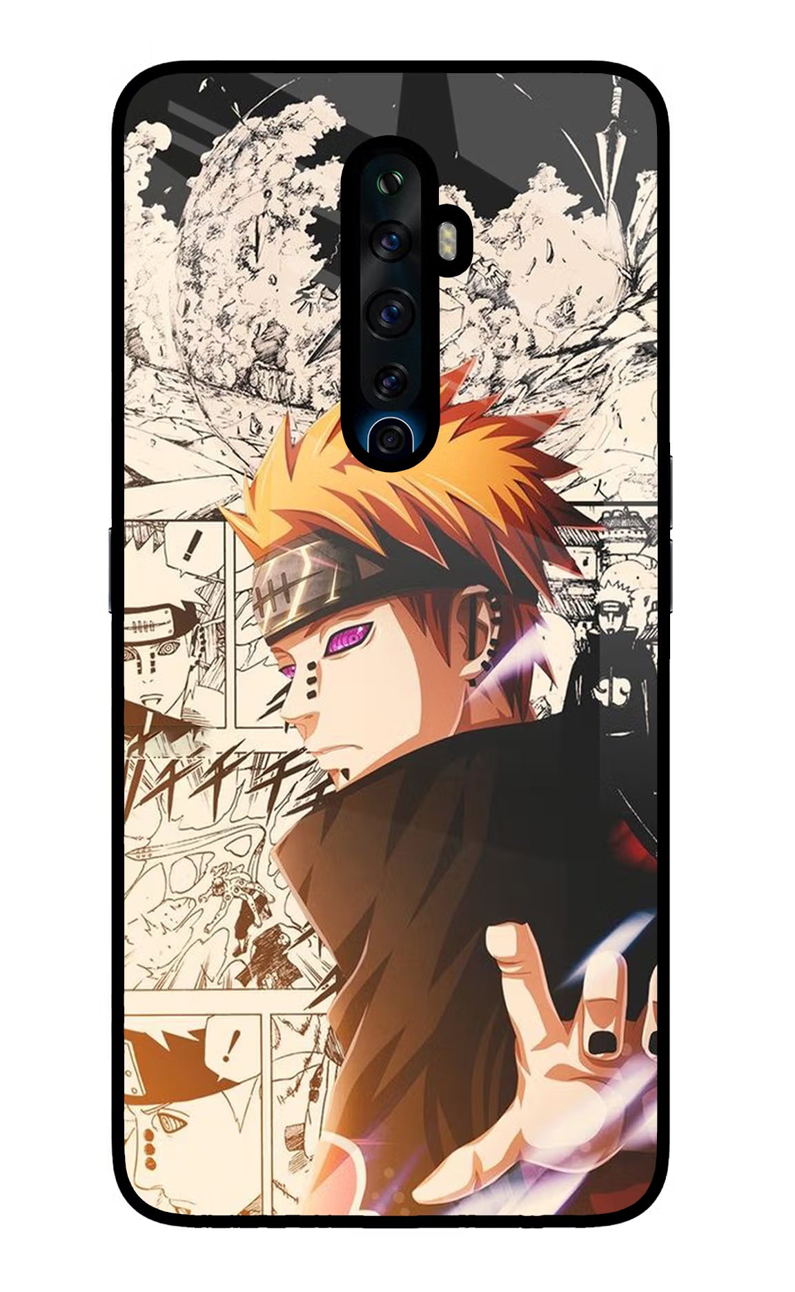 Pain Anime Oppo Reno2 Z Glass Case Back Cover by Casekaro
