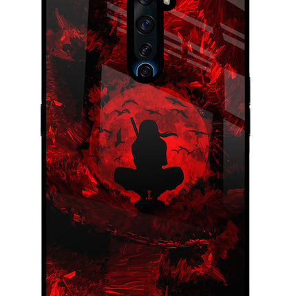Itachi Uchiha Oppo Reno2 Z Glass Case Back Cover by Casekaro