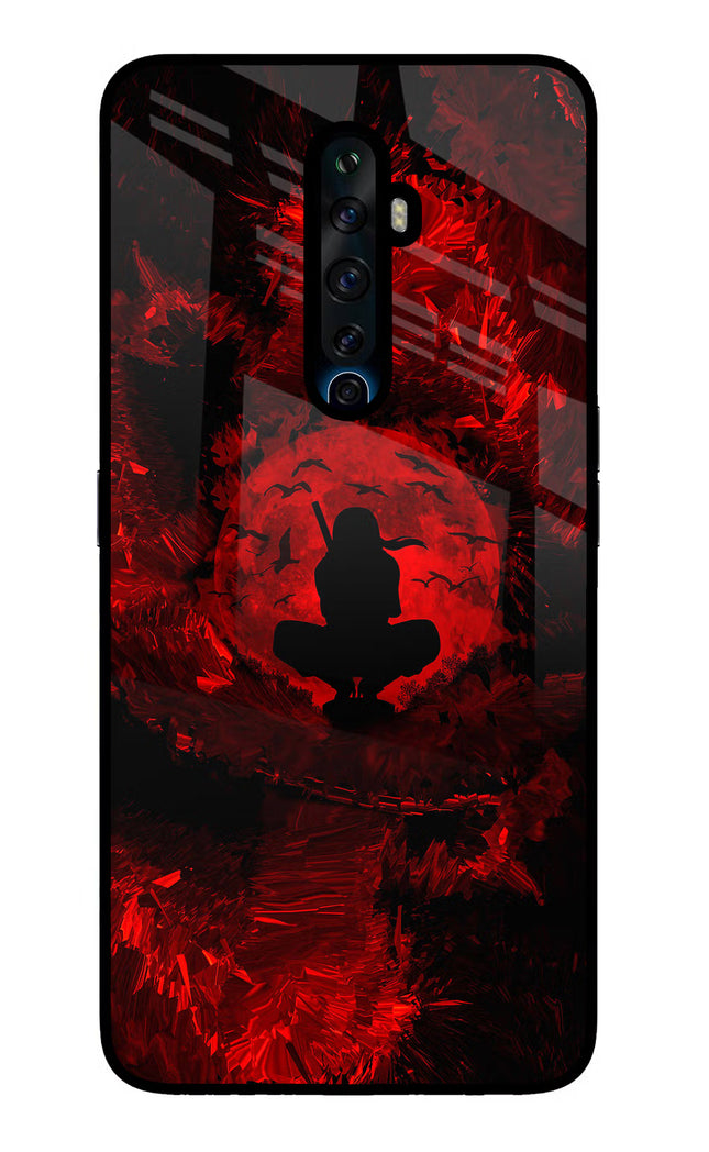 Itachi Uchiha Oppo Reno2 Z Glass Case Back Cover by Casekaro