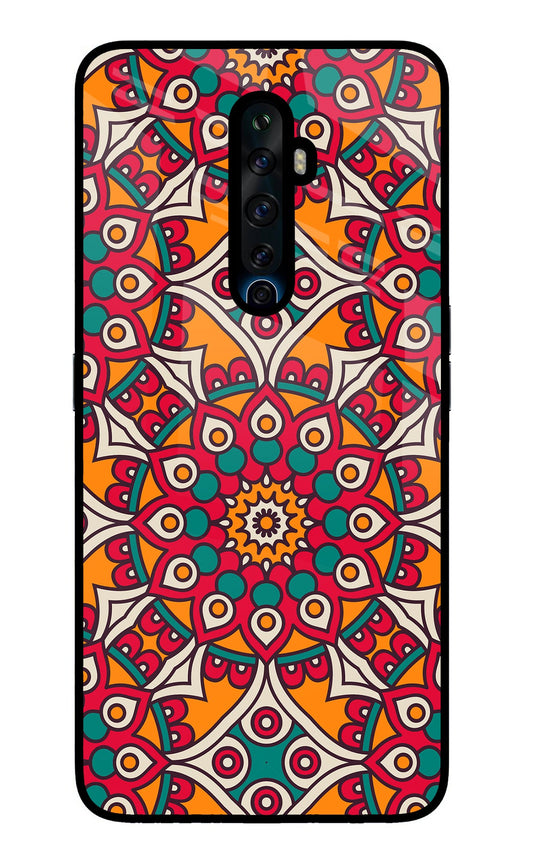 Mandala Art Oppo Reno2 Z Glass Case